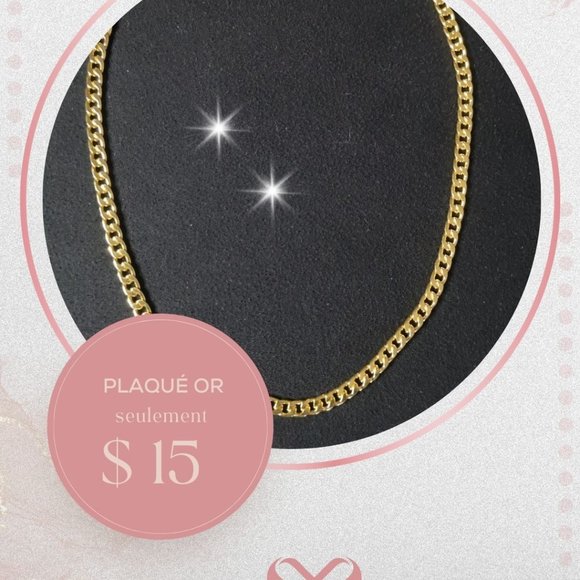 Chaîne Doré/Gold Chain - Picture 1 of 3